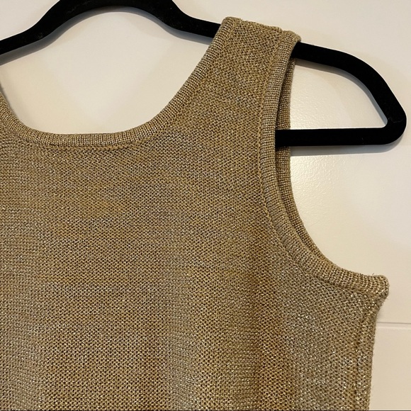 Vintage Gold Sweater Vest - Picture 9 of 14